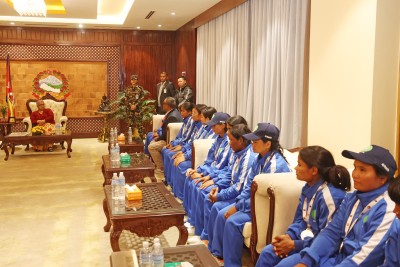  दृष्टिविहीन महिला टी–२० विश्वकपमा उपविजेता टोलीलाई प्रधानमन्त्री कार्कीको बधाई 